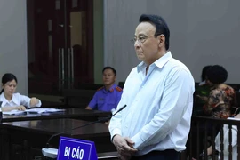 Defendant Do Anh Dung, Chairman of Tan Hoang Minh Group, at the appeal hearing on September 25 (Photo: VNA)