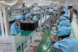 An electronic component production line (Photo: VNA)