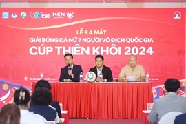 The Women’s Vietnam Premier League-Season 1 is launched in Hanoi on November 5. (Photo: VietFootball)