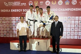 Le Vietnam termine en tête des Championnats d'Asie du Sud-Est de judo 2024. Photo: https://bvhttdl.gov.vn