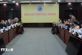 Cérémonie de lancement du groupe de travail sur la promotion de la coopération entre Da Nang et les États-Unis. Photo: VNA