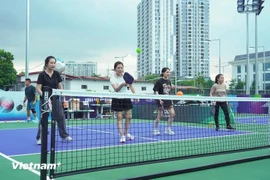 Le Vietnam est en tête du développement du pickleball en Asie. Photo: VNA