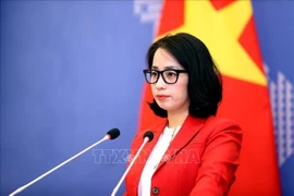 La porte-parole du ministère des Affaires étrangères, Pham Thu Hang. Photo: VNA