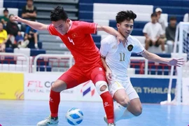 L’équipe vietnamienne de futsal s’incline 0-2 face à l’Indonésie, le 10 novembre 2024. Photo: VNA