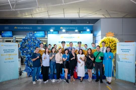 Vietnam Airlines inaugura ruta Vietnam - Filipinas. (Fuente: VNA)