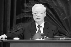 El secretario general del Partido Comunista (PCV), Nguyen Phu Trong. (Fuente:VNA)