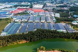 Una zona industrial en la ciudad de Tan Uyen, provincia de Binh Duong. (Fuente: VNA)