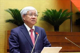 Le président du Comité central du Front de la Patrie du Vietnam (FPV) Do Van Chien. Photo: VNA