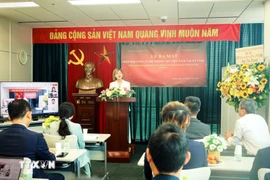 Cérémonie de lancement de l'Association vietnamienne des technologies de l'information à Kyushu. Photo: VNA