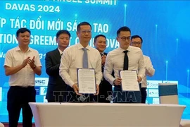 Le Département des Sciences et Technologies de la ville de Da Nang signe un accord de coopération avec KILSA Global. Photo: VNA