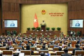 La 7e session de la 15e législature de l'Assemblée nationale s'est ouverte ce lundi matin à Hanoï. Photo : VNA