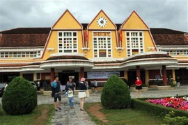 La estación de Da Lat reconocida como destino turístico de la provincia de Lam Dong. (Foto: VNA)