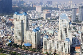 The real estate market in southern provinces and cities in the first months of 2024 is showing signs of increasing again (Photo: VNA)