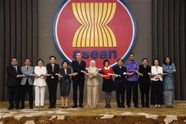 Delegates of ASEAN countries and New Zealand pose for a photo (Photo: VNA)