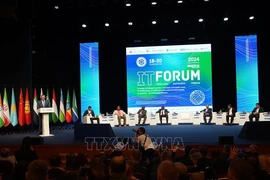 An overview of the XV International IT Forum (Photo: VNA)