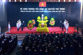 越南为越共中央总书记阮富仲举行国葬