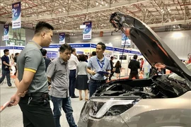 At the 20th International Autotech & Accessories show 2024 in Ho Chi Minh City on May 16 (Photo: VNA)