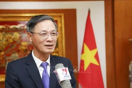 Phan Minh Chien, Chargé d'affaires at the Vietnamese Embassy in Laos (Photo: VNA)