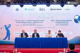 The organising committee announce the 30th Asia-Pacific Amateur Team Championship-Nomura Cup 2024 and the Asia-Pacific Senior Amateur Championship 2024 on September 19. (Photo of VGA)