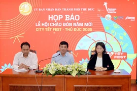 At the press conference announcing the festival in Thu Duc city on October 31. (Photo: ttbc-hcm.gov.vn) 