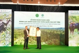 Le parc national de Cat Tien rejoint officiellement la Liste verte de l'UICN