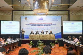 At the policy dialogue (Photo: Ministry of Justice)