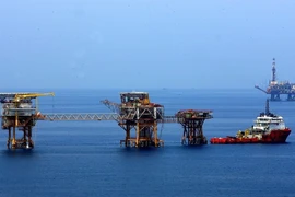 Vietsovpetro's oil rigs in Bach Ho field (Photo: VNA)