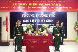 At the memorial service (Photo: VNA)