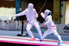 The fencing grand prix foil is scheduled to take place from May 17 to 19 in Shanghai, China. (Photo: thethaovietnamplus.vn)