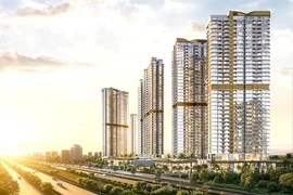 The Eaton Park Project in HCM City. The project covers an area of approximately 3.77 hectares and will have about 2,000 units. (Photo Courtesy Gamuda Land)
