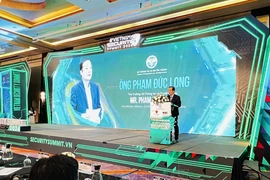 MIC Deputy Minister Pham Duc Long speaking at the Vietnam Security Summit 2024 (Photo: VNA)