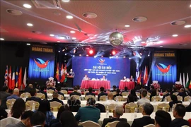 An overview of the congress of the Union of Vietnamese Business Associations in Europe for the 2024-2028 tenure held in Prague on June 1 (Photo: VNA)