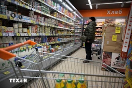 At a supermarket in Moscow (Photo: AFP)