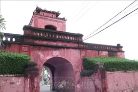 Tien Gate in ancient Dien Khanh citadel (Photo: VNA)