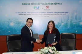 FV Hospital and O2 Healthcare Group partner to set up the first regional thoracic surgery centre in Vietnam. (Photo: VNA)