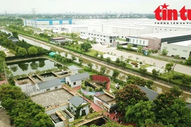 Nam Cau Kien Industrial Park in the northern port city of Hai Phong is developed in line with eco-industrial park model (Photo: VNA)