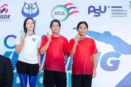 Vietnam shines at Thailand Finswimming World Cup. (Photo: HCMSM)