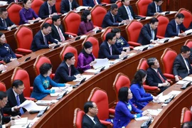 At the opening session of the 13th Party Central Committee’s 10th plenum on September 18. (Photo: VNA)