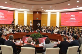 At the dialogue forum in Bejing on September 25 (Photo: VNA)