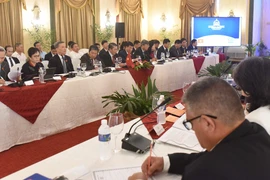 Parliamentarians of the two nations share legislation experiences at the first meeting of the Vietnam – Cuba Inter-parliamentary Cooperation Committee. (Photo: VNA)