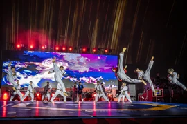 Athletes peform at the opening ceremony of the 2024 World Taekwondo Junior Championships on October 1. (Photo: worldtaekwondo.org)