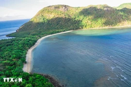 A view of Bai Cat Lon-Hon Bay Canh in Con Dao island, Ba Ria-Vung Tau province (Photo: VNA)