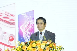 Japanese Ambassador Ito Naoki speaks at the event. (Photo: VietnamPlus)