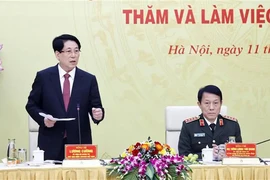 President Luong Cuong speaks at the event (Photo: VNA)