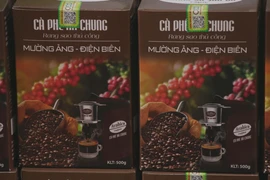 Dien Bien promoting Muong Ang coffee brand