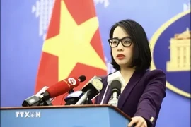 La portavoz del Ministerio de Relaciones Exteriores de Vietnam, Pham Thu Hang. (Foto: VNA)