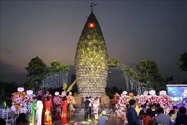 La tour Thân Nông à Bac Ninh reconnue comme un record du monde. Photo : VNA