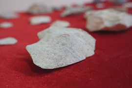 在太原省天造石屋顶洞穴遗址中发现许多具有科学价值的文物