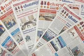 老挝媒体继续密集发表有关奠边府大捷的文章。图自越通社
