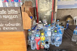 泰国著名旅游岛屿南园岛对塑料制品说“不”。图自越通社